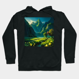 Floral Valley on the River Mirar Sword Coast DND Hoodie